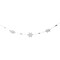Northlight 5.25' White Glitter Dusted Snowflake Christmas Garland